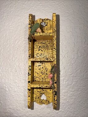 Vintage Handmade Trinket Shelf